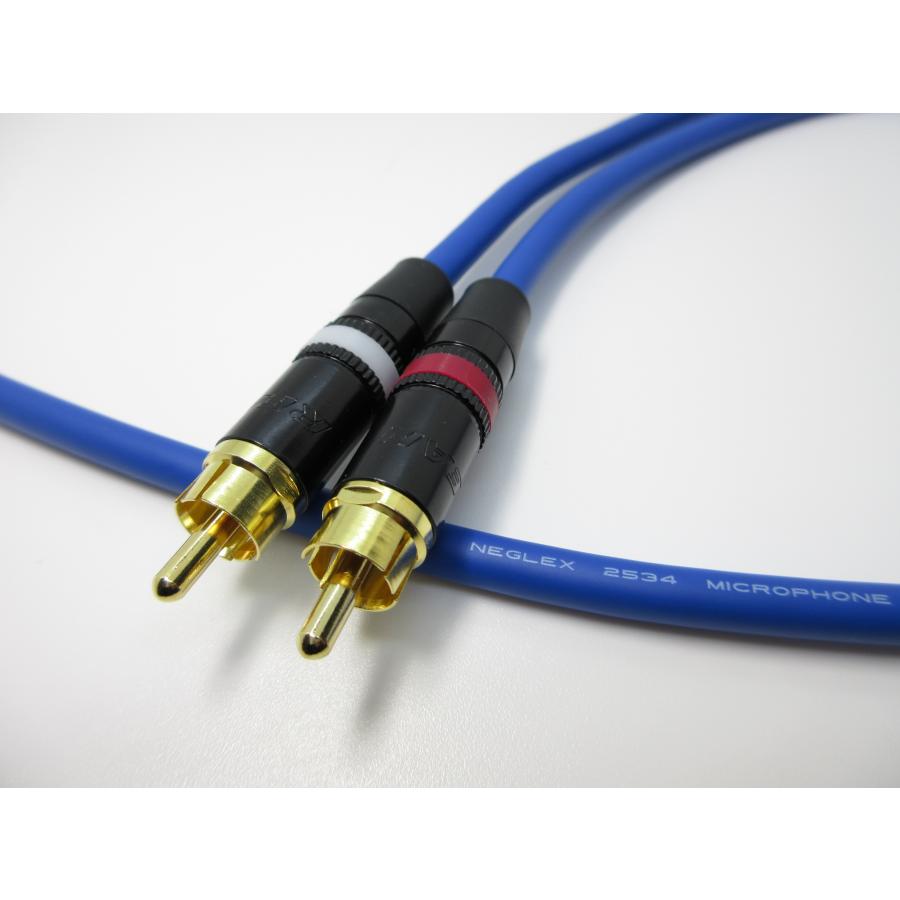 RCAケーブル 2本1セット | ケーブル：MOGAMI モガミ 2534 プラグ：REAN