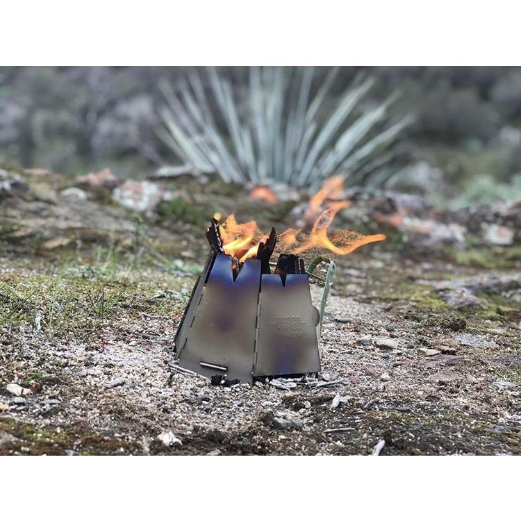 VARGO 送料無料【バーゴ VARGO】ヘキサゴンウッドストーブ チタン