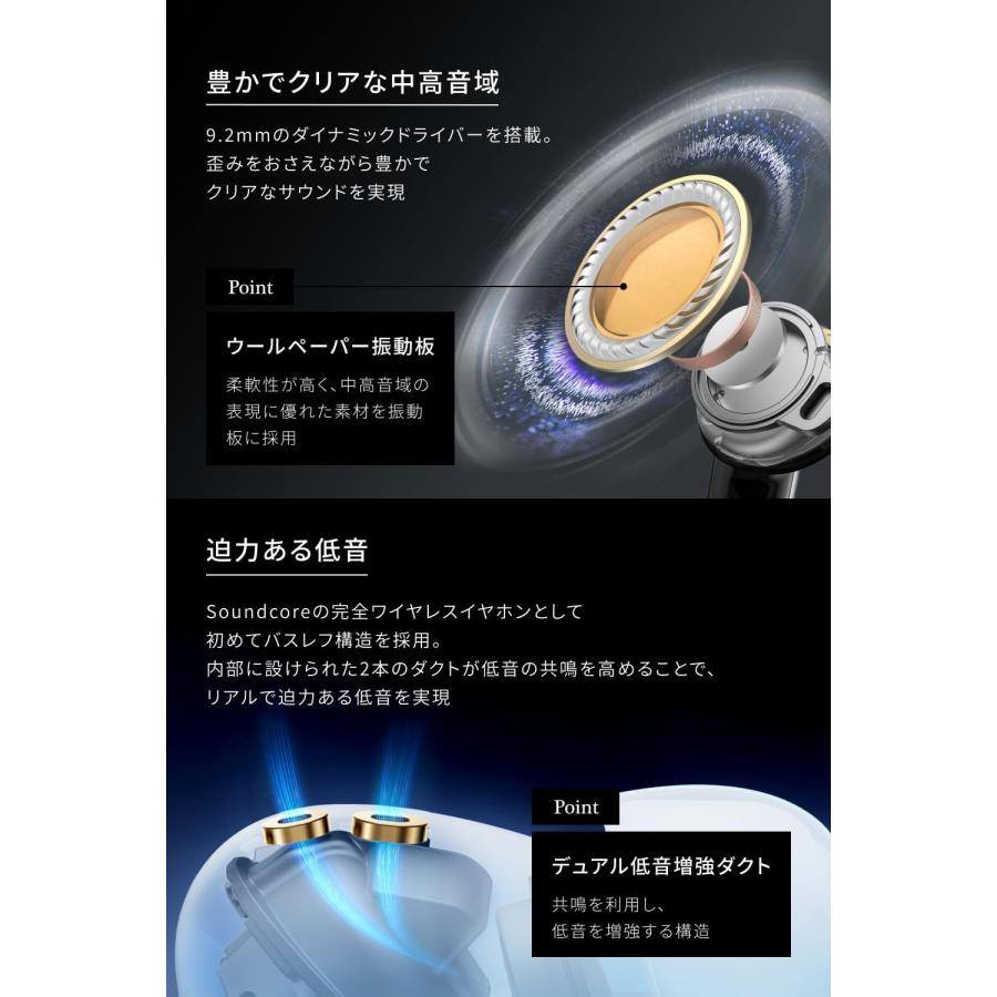 Anker（アンカー） ワイヤレス イヤホン Bluetooth クリア通話 軽量