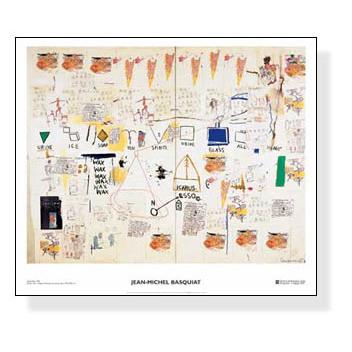 額装品/Icarus Esso 1986（ジャン ミシェル バスキア） : azポスター