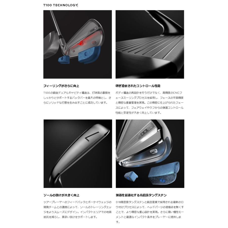 T-Series (特注カスタムクラブ)タイトリスト Tシリーズ T100 アイアン