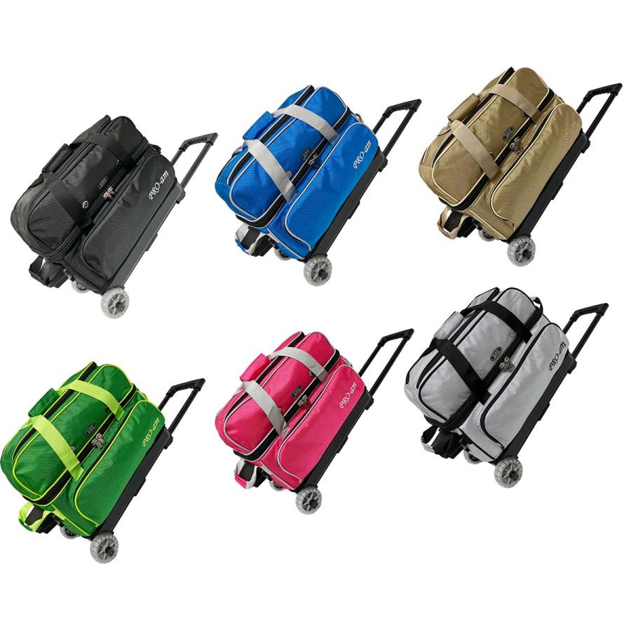 ABS BA-1380 ボール 2個用 ボウリング コンパクト カート バッグ