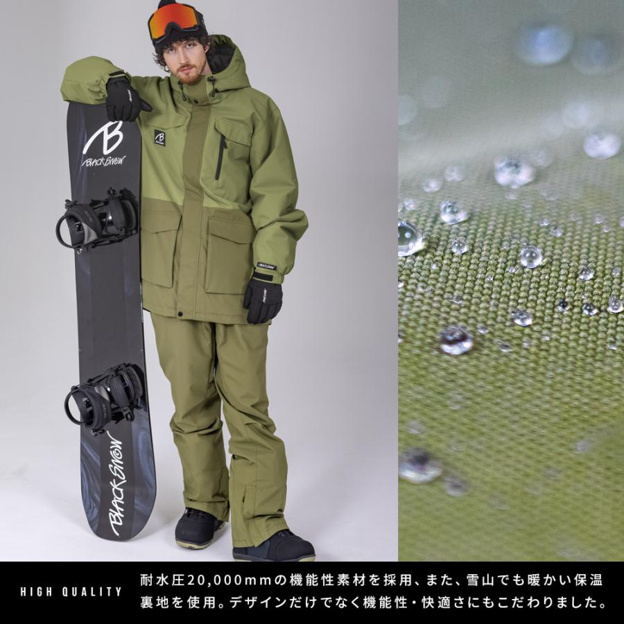 BLACK SNOW スノボウェア メンズ パンツ 単品 スノーボードウェア