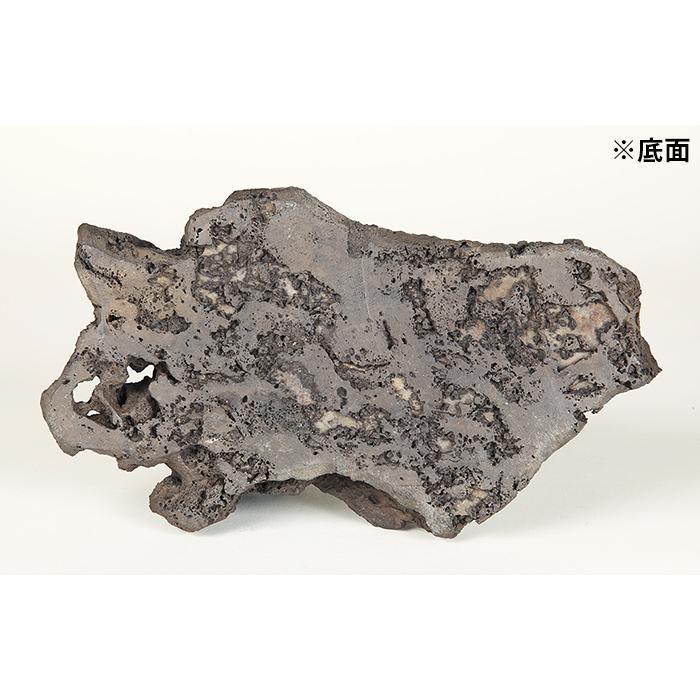 水石 「加茂川巣立真黒石」 盆石 天然石 すいせき 台座付き 現品限り