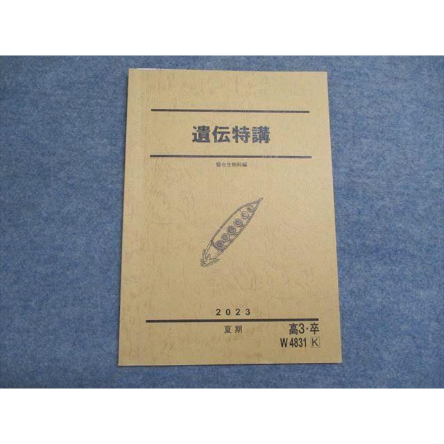 大森徹 駿台夏期講習 遺伝特講 テキスト+プリント 2022 駿台 生物 遺伝