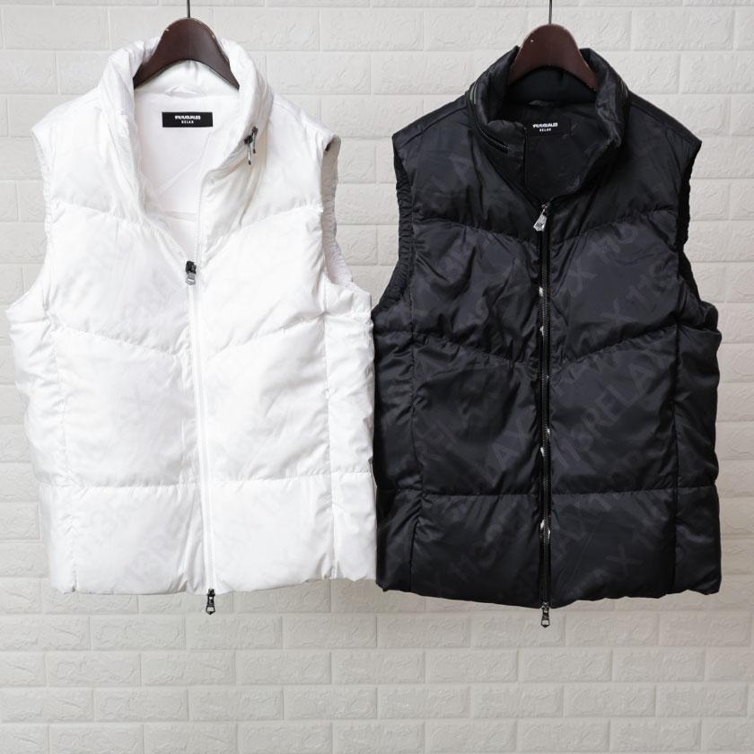 1PIU1UGUALE3 RELAX ウノピュウノウグァーレトレ 総柄 ダウンベスト