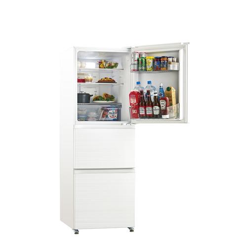Haier JR-CV29C-W 冷蔵庫 3ドア 右開き 286L リネンホワイト : ベスト