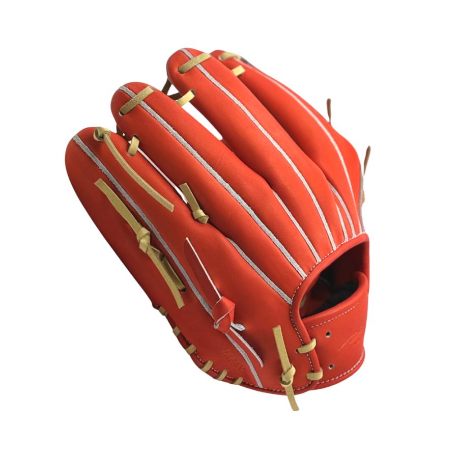 アイピーセレクト 軟式内野手用グラブ グローブ Ip.702-Pr 赤オレンジ