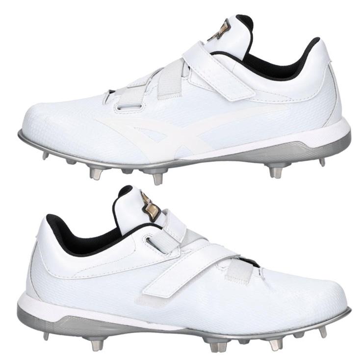 エスエスケイ（SSK） 野球 白スパイク 金具スパイク マジックベルト