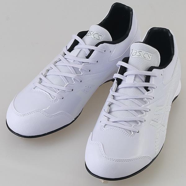 ASICS（アシックス） 交換無料 野球 スパイク ジュニア 大人 金具 白