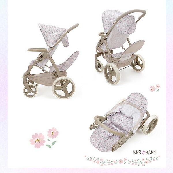 509 Crew ツイン ドール ストローラー お人形用 2人乗り ベビーカー