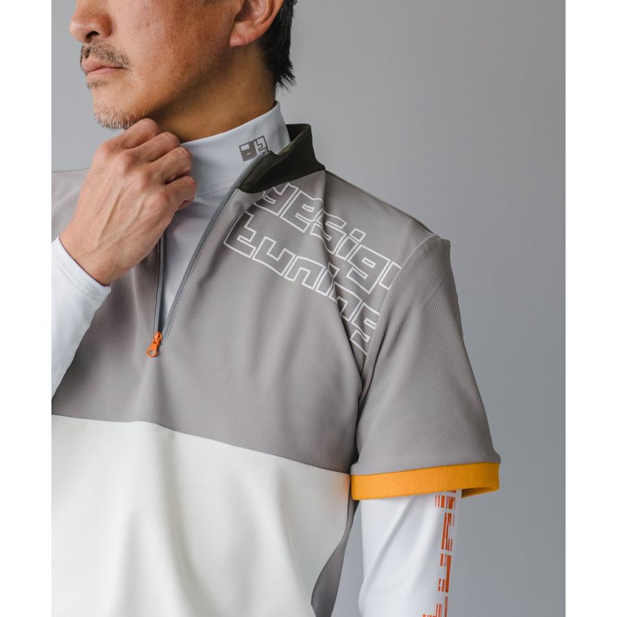 Design Tuning（デザインチューニング） ハーフジップ メンズ モック