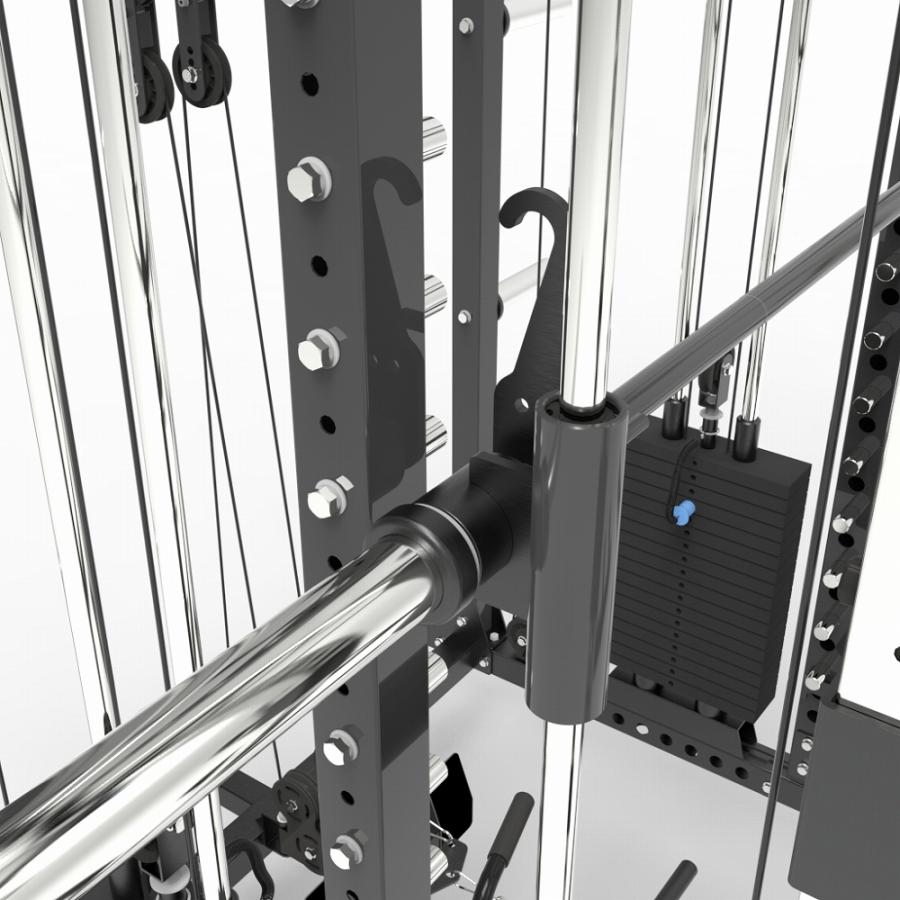 BS-X7 ウエイトスタック式オールインワンスミス スミスマシン パワー