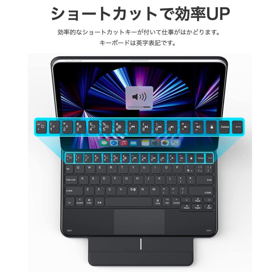 ESR iPad Air 11/13インチ(M4/M3/M2) キーボード キーボードケース Pro