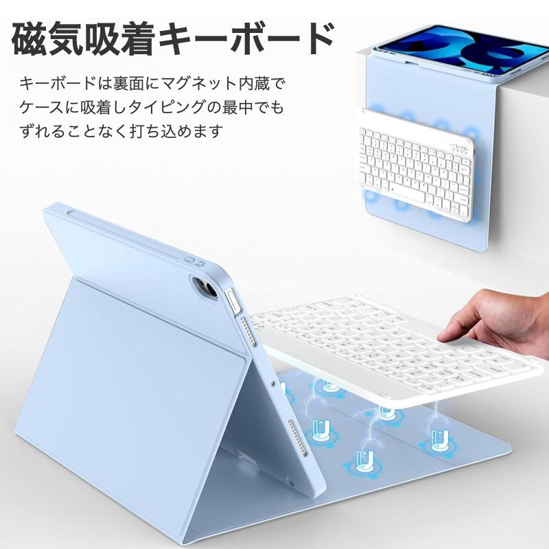 iPad キーボード ケース Air11インチ(M4/M3/M2) Pro11 mini7/6 第11