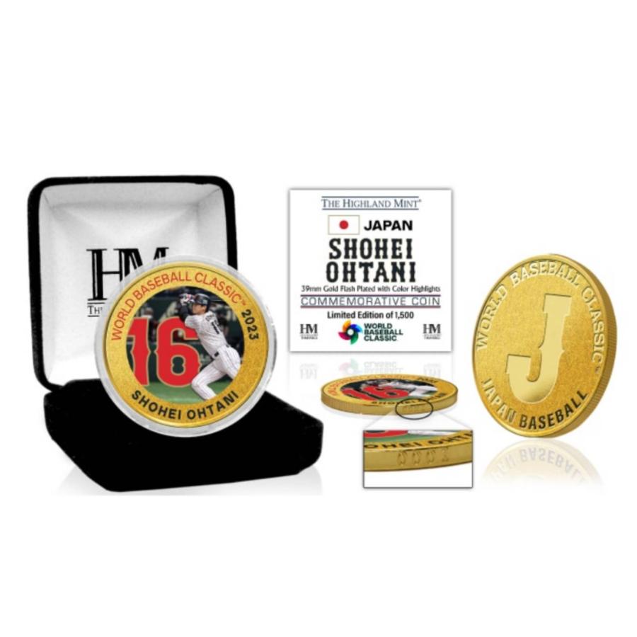 祝優勝 2023 WBC 大谷 翔平選手（打者）ゴールドカラーコイン 日本郵便