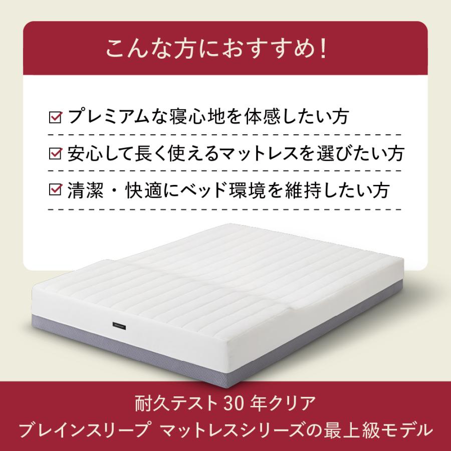 ブレインスリープ マットレス プレミアム フロート セミダブル : BRAIN