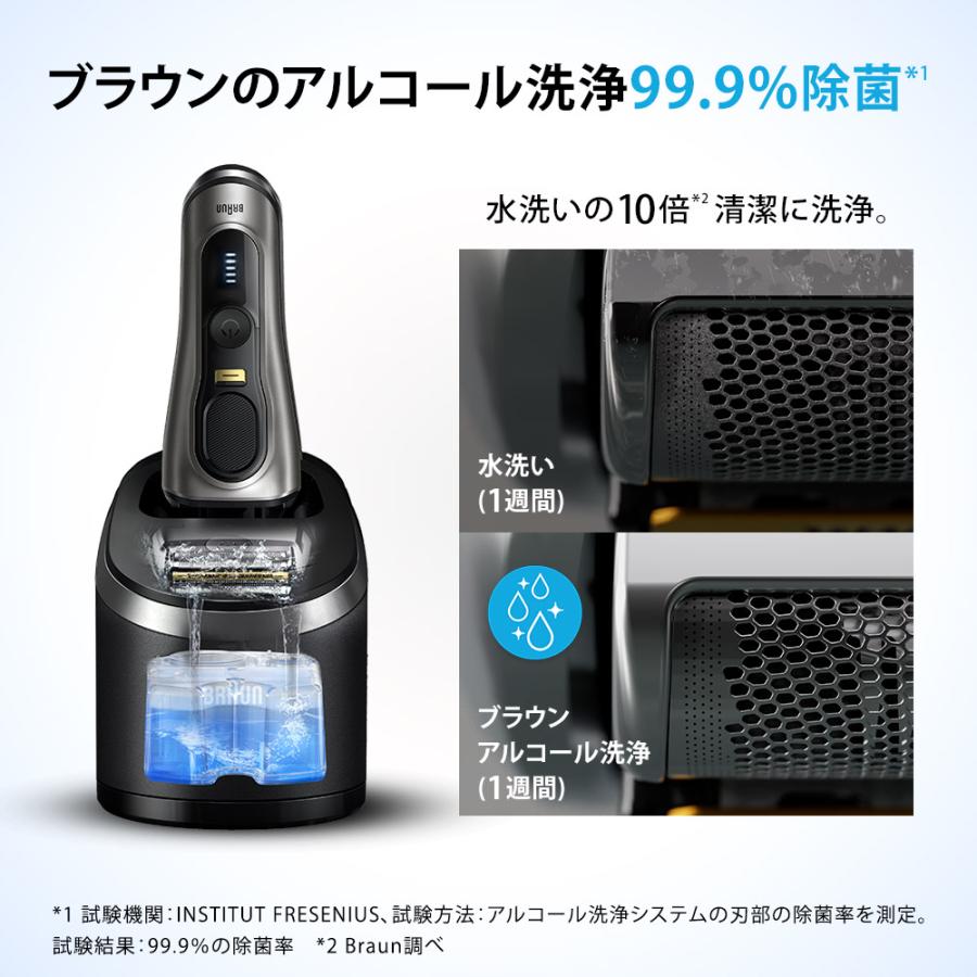 BRAUN（ブラウン） アルコール洗浄液(4個入り) メンズシェーバー用