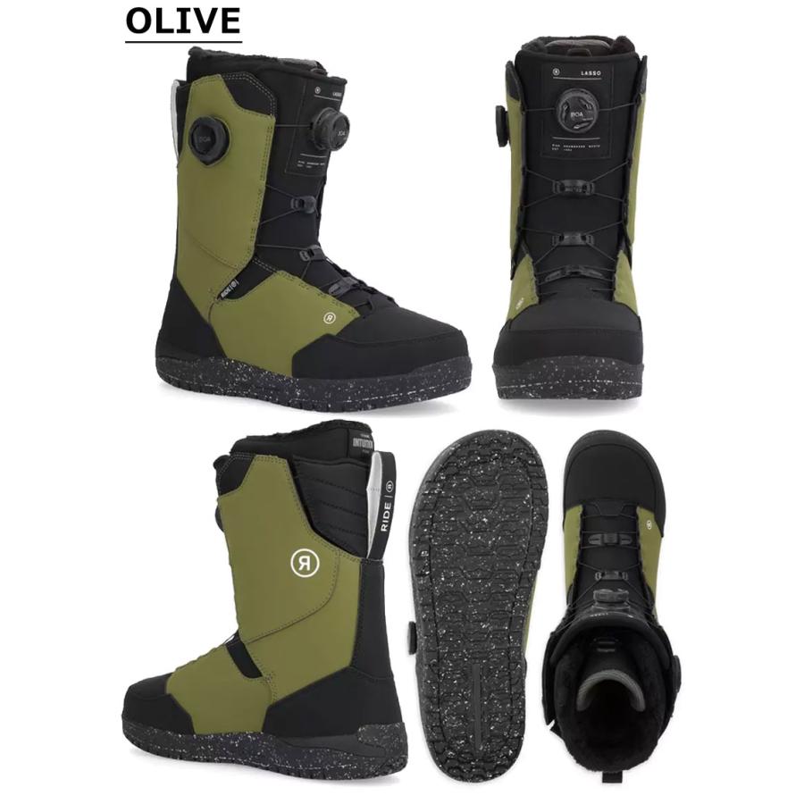 24-25 RIDE/ライド LASSO ラッソ メンズ ブーツ ダブルボア BOA 熱成型