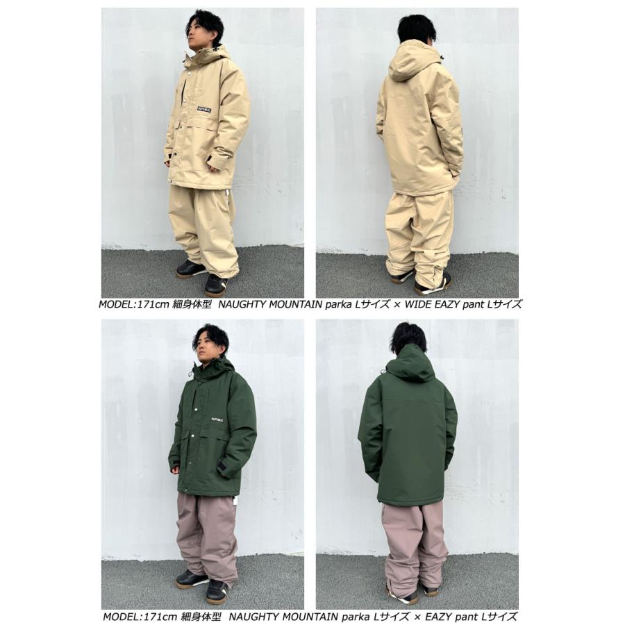24-25 REPUBLIC & CO/リパブリック NAUGHTY MOUNTAIN parka メンズ