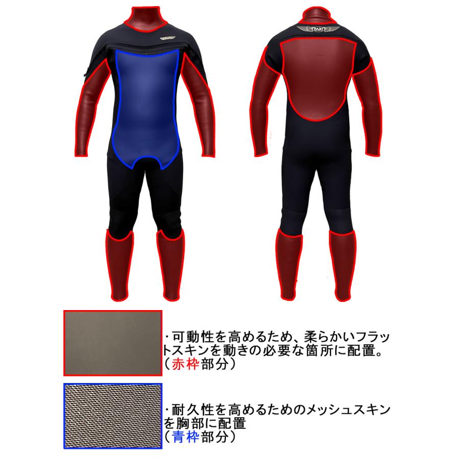 25-26 RASH DZ LONG CHEST ZIP TYPE BON / ラッシュ ロングチェスト