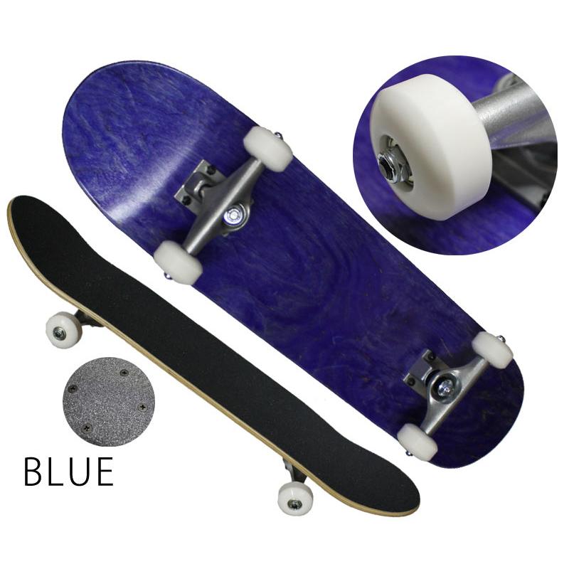 即出荷 スケボー スケートーボード コンプリート 完成品 無地 デッキ