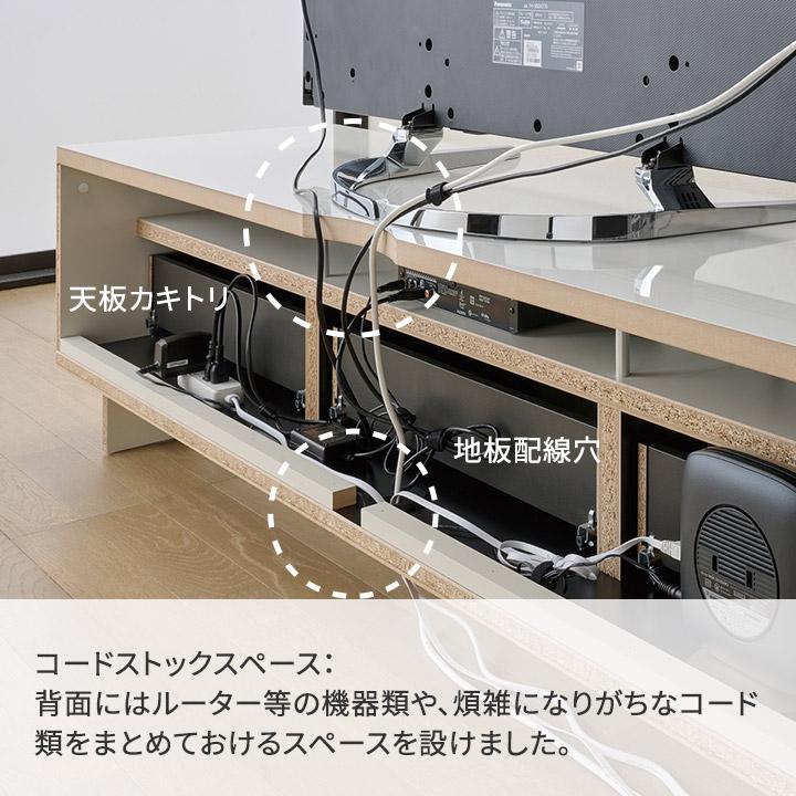 パモウナ テレビボード 幅210cm RD 完成品 テレビ台 ロータイプ 国産