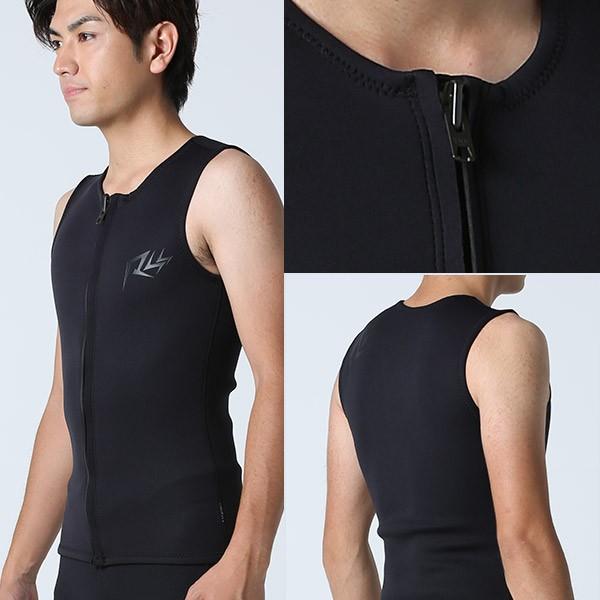 RSS SURF ウェットスーツ フロントジップ ベスト 2mm メンズ ジャージ