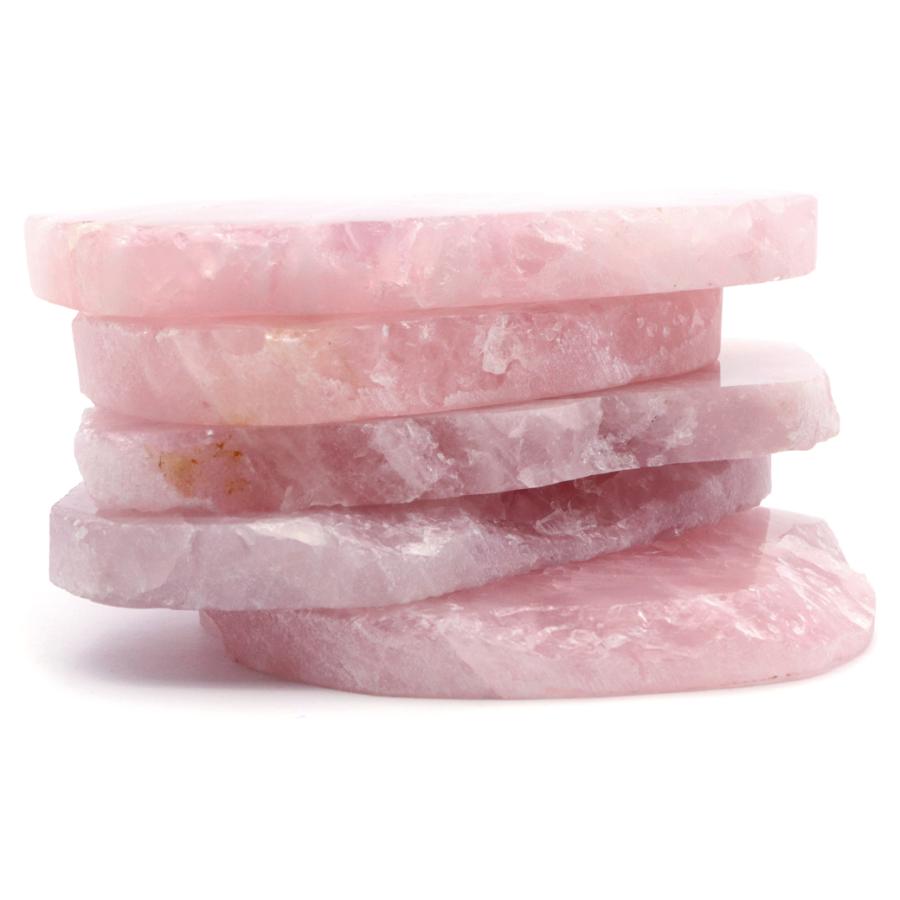 GOLD STONE ローズクォーツ スライス 原石 ナチュラル 浄化 プレート