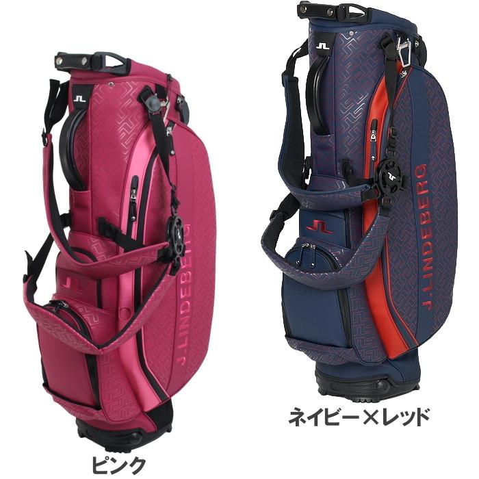 J.Lindeberg キャディバッグ 1997 EST. 371M レッド J.Lindeberg