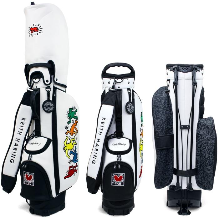 キースヘリング KHCB-08 スタンド キャディバッグ 5Figs 9型 【Keith