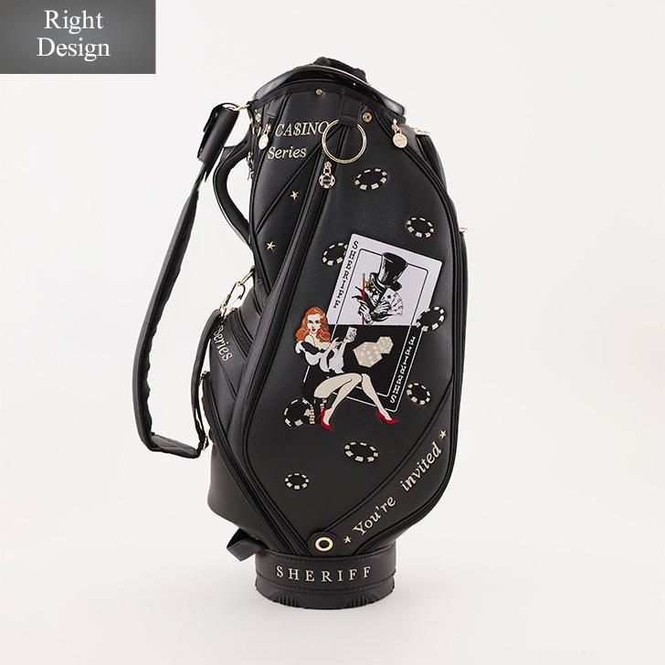 公式】限定 SHERIFF/シェリフ おしゃれキャディバッグ カジノシリーズ