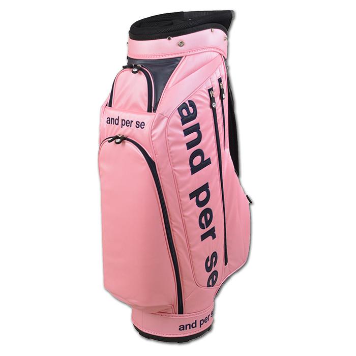 and per se（アンパスィ） キャディバッグ AUS7012 9型 ロゴデザイン