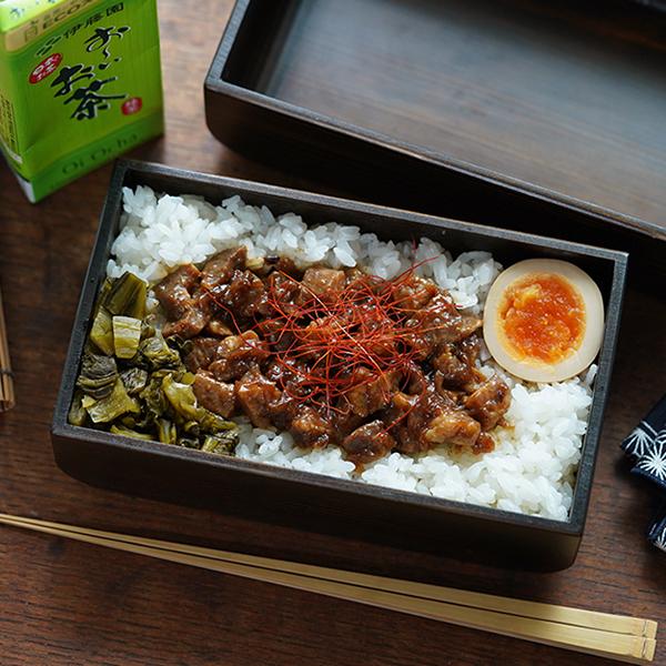 NOKO カブセル弁当箱 黒漆塗（大） 大河内家具工房 漆塗り 木曽漆器