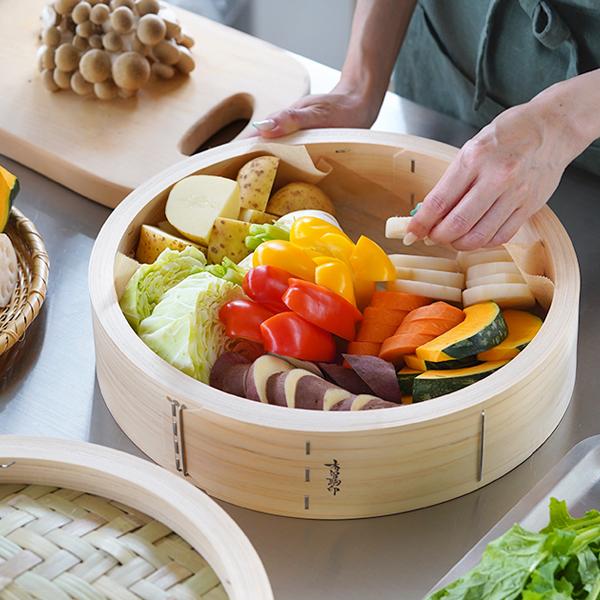 山一 中華せいろ 33 身蓋セット ひのき 国産 蒸籠 ヒノキ 日本製