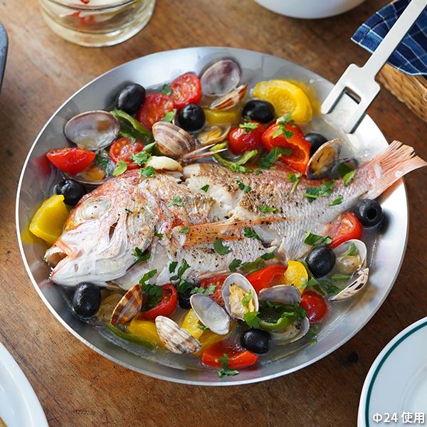 八島農具興業 ステンレス皿 Φ21 フライパン 盛り皿 プレート