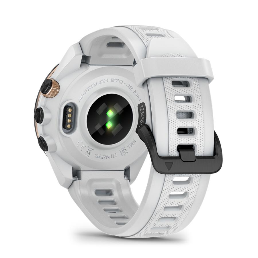 GARMIN（ガーミン） スマートウォッチ Approach S70 42mm White ゴルフ
