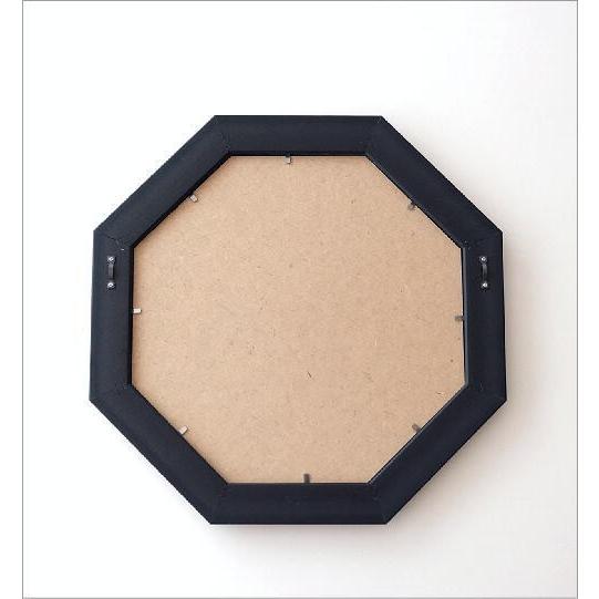 八角形 鏡 八角ミラー 八角鏡 玄関 リビング 壁掛けミラー ウォール