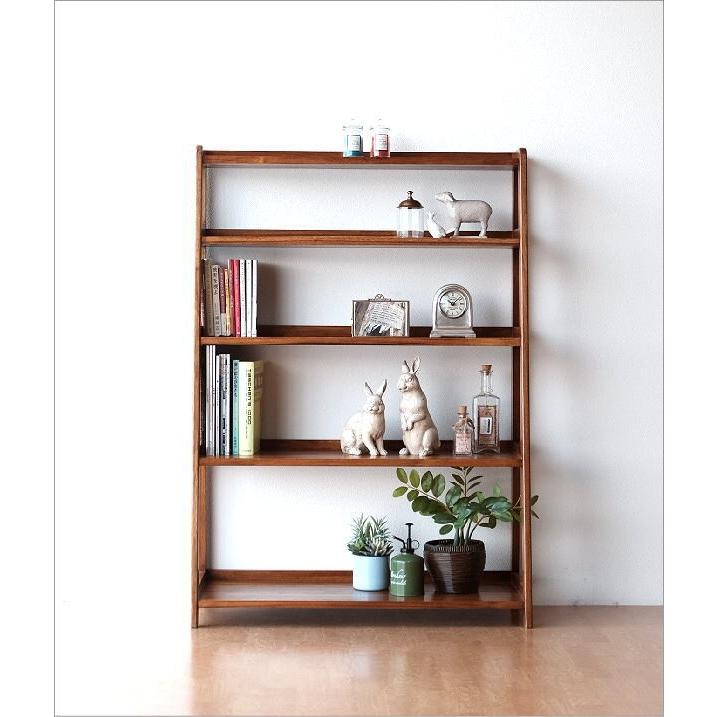 本棚 無垢 木製 天然木 おしゃれ ナチュラル 飾り棚 飾棚 オープン