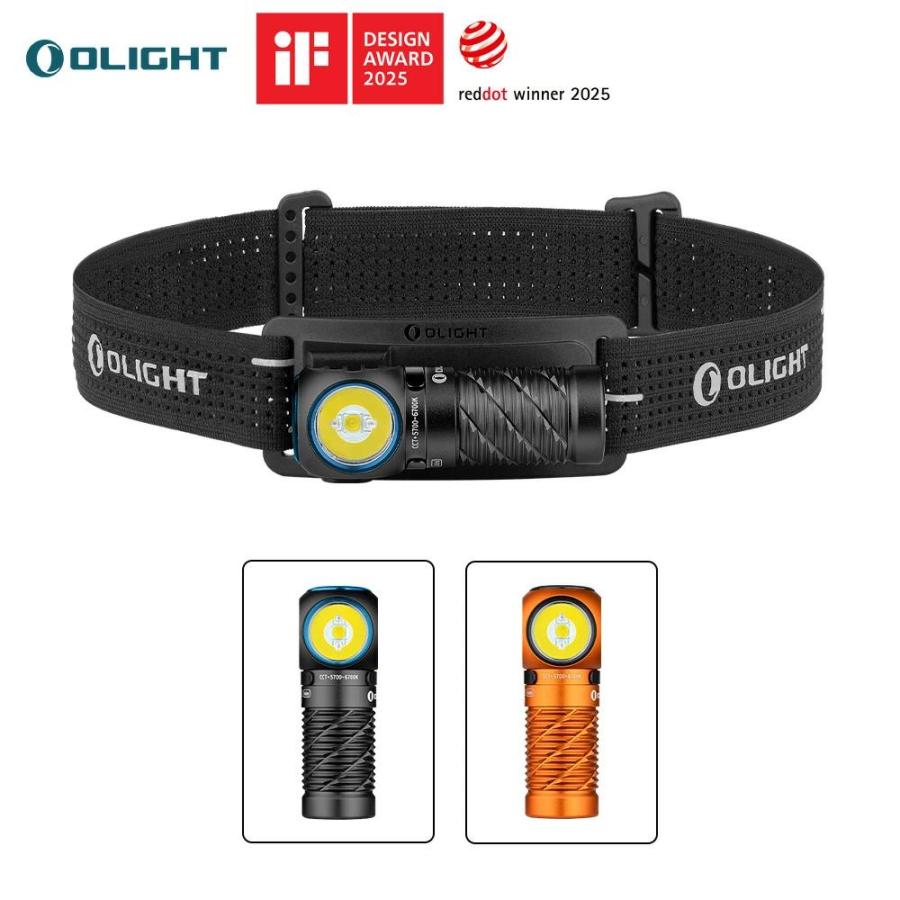 OLIGHT オーライト Perun 3 Mini ブラックCW ブラックHCRI オレンジ