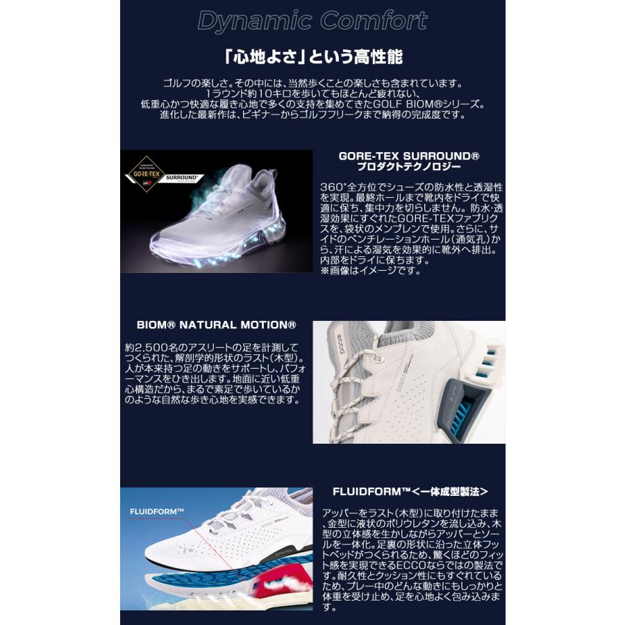 ecco（エコー） バイオム C4 スパイクレス ゴルフシューズ メンズ