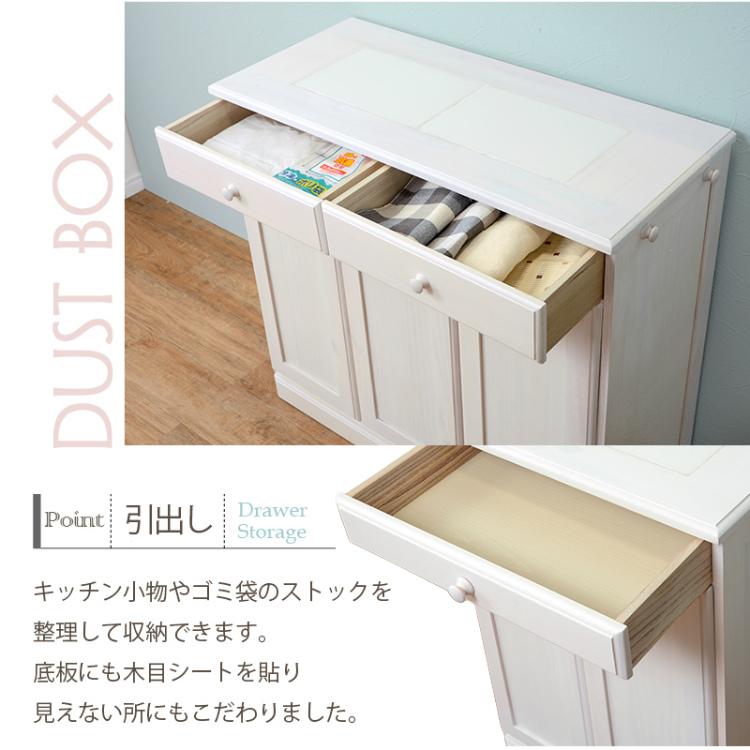 ゴミ箱 分別 カウンター ダストボックス 蓋つき キャスター付き