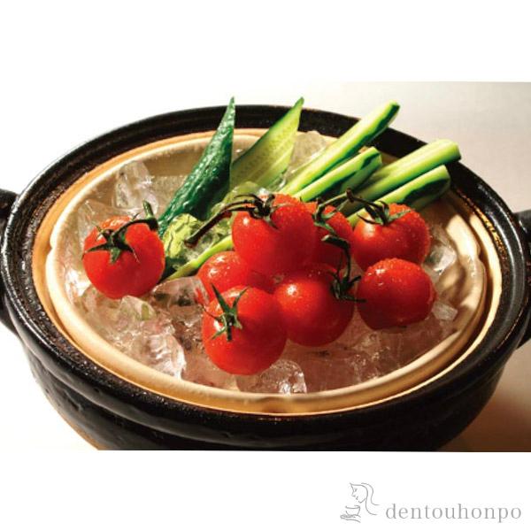 長谷園 ヘルシー蒸し鍋 黒 大 （3〜5人用） レシピ・陶製すのこ