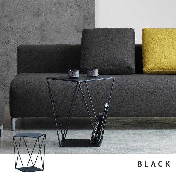 一生紀（ISSEIKI） テーブル オブジェ スチール ブラック アヤ サイド