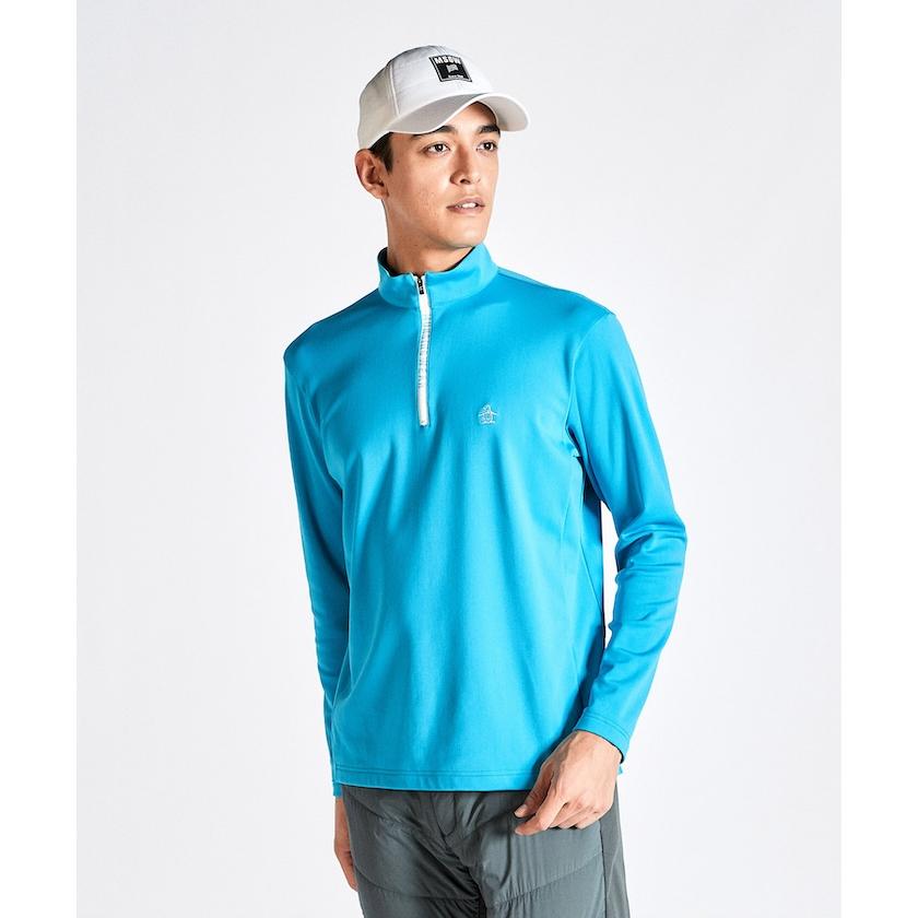 Munsingwear（マンシングウェア） 公式 裏起毛 ハーフジップ長袖シャツ