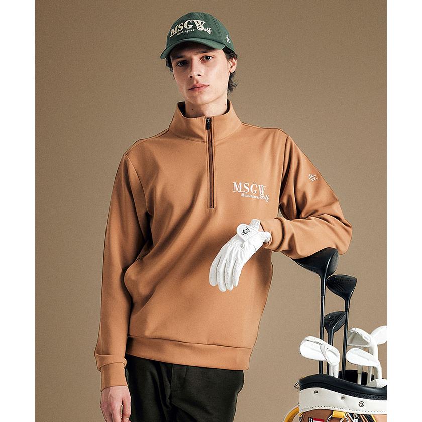Munsingwear（マンシングウェア） 公式 長袖カットソー ハーフジップ