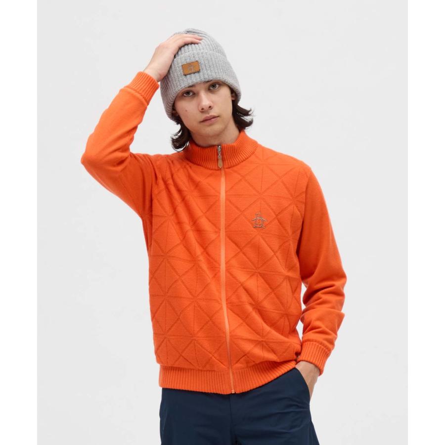 Munsingwear（マンシングウェア） 公式 防風裏地付きフルジップ地柄