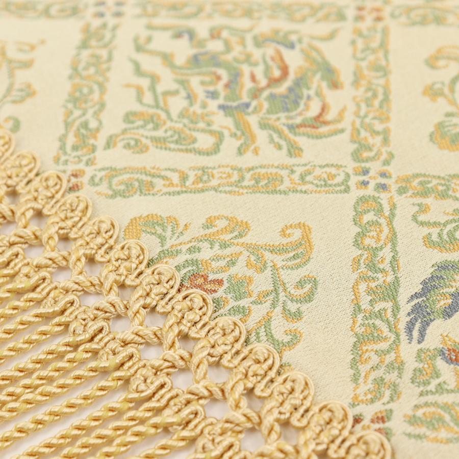 川島織物セルコン 箱入り織りセンター テーブルセンター 麟鳳襷紋 りん