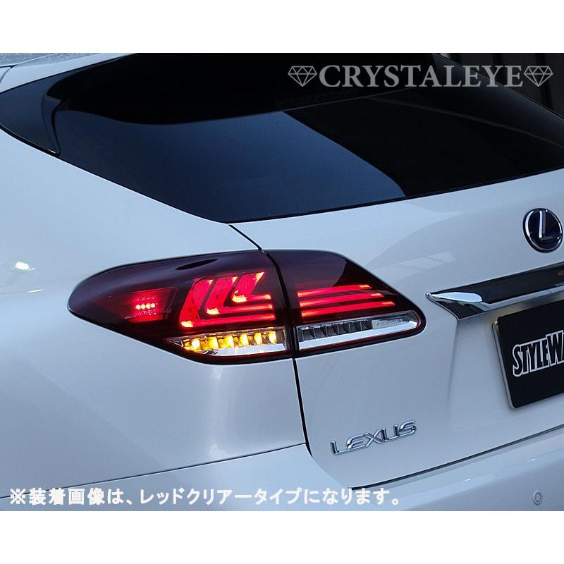 RX LEDテール 10系 LEXUS RX270 RX350 RX450h ファイバーフルLED