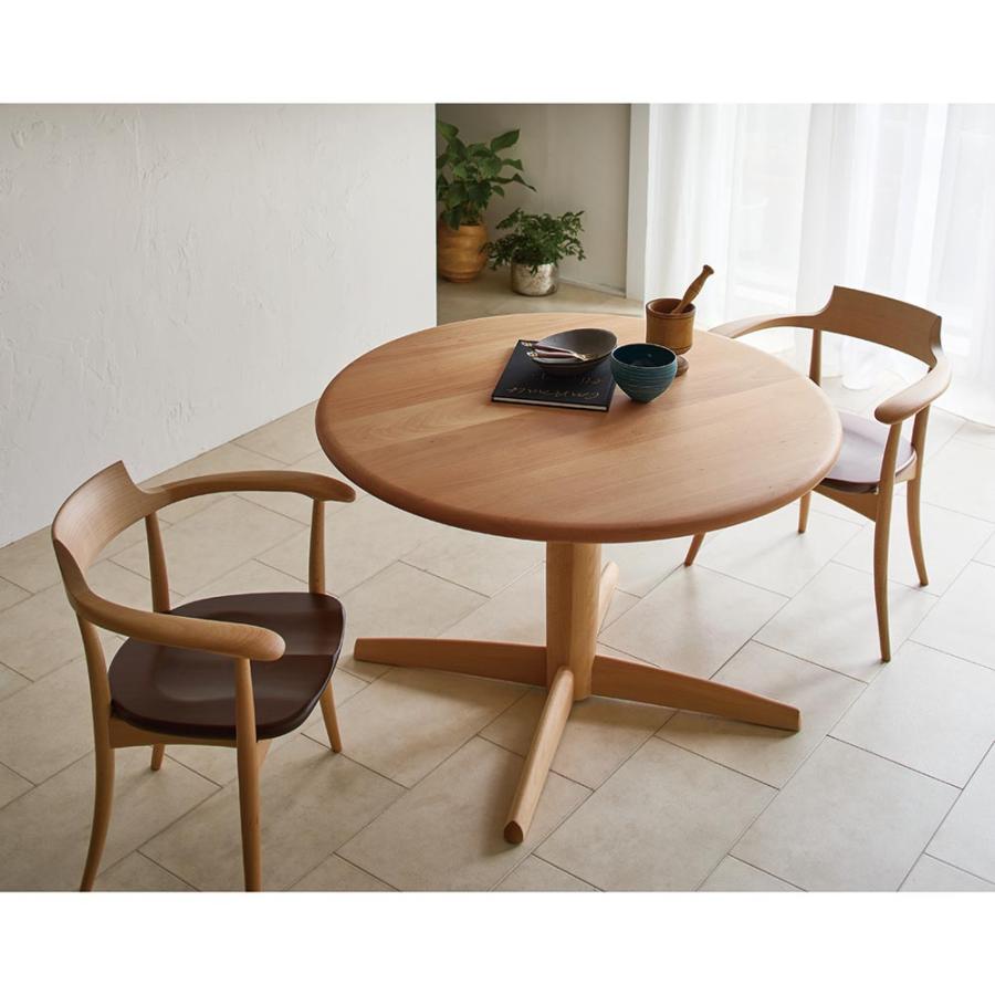 飛騨産業 ≪幅90cm≫ CRESCENT/クレセント ダイニング ラウンド